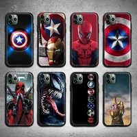 bandai marvel superhero phone case for iphone 13 12 11 pro max mini xs max 8 7 6 6s plus x 5s se 2020 xr cover