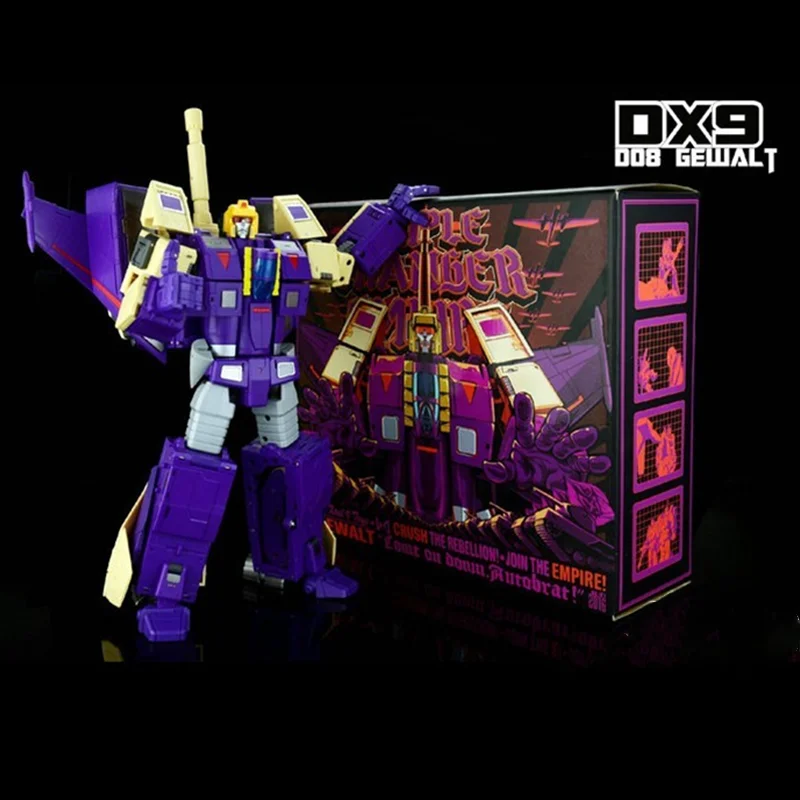 

IN STOCK Transformation G1 DX9 D08 Gewalt MP Version Blitzwing Three Changes Aircraft Tank Model Action Figure Toys With Box