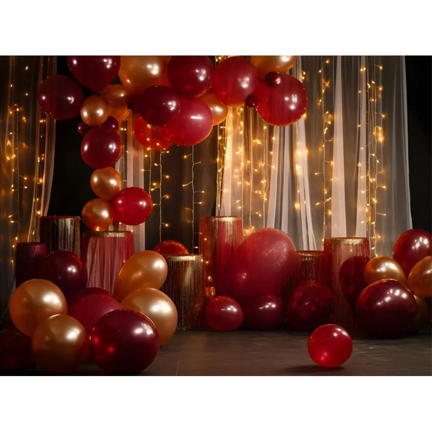 Фон для фотосъемки с изображением воздушных шаров