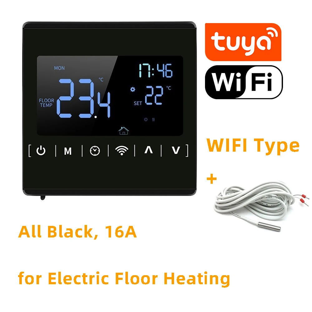 

MINCO HEAT Терморегулятор для теплого пола WiFi черный