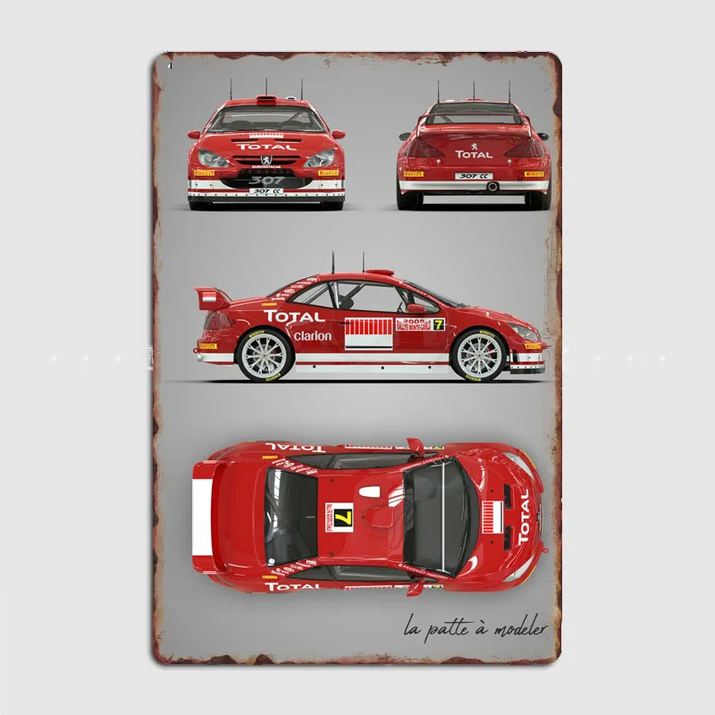 

Retro Brands Racing Car Metal Poster Retro Garage Living Room Wall Custom Tin Vintage Home Decor Classic Movie Automobile Sign