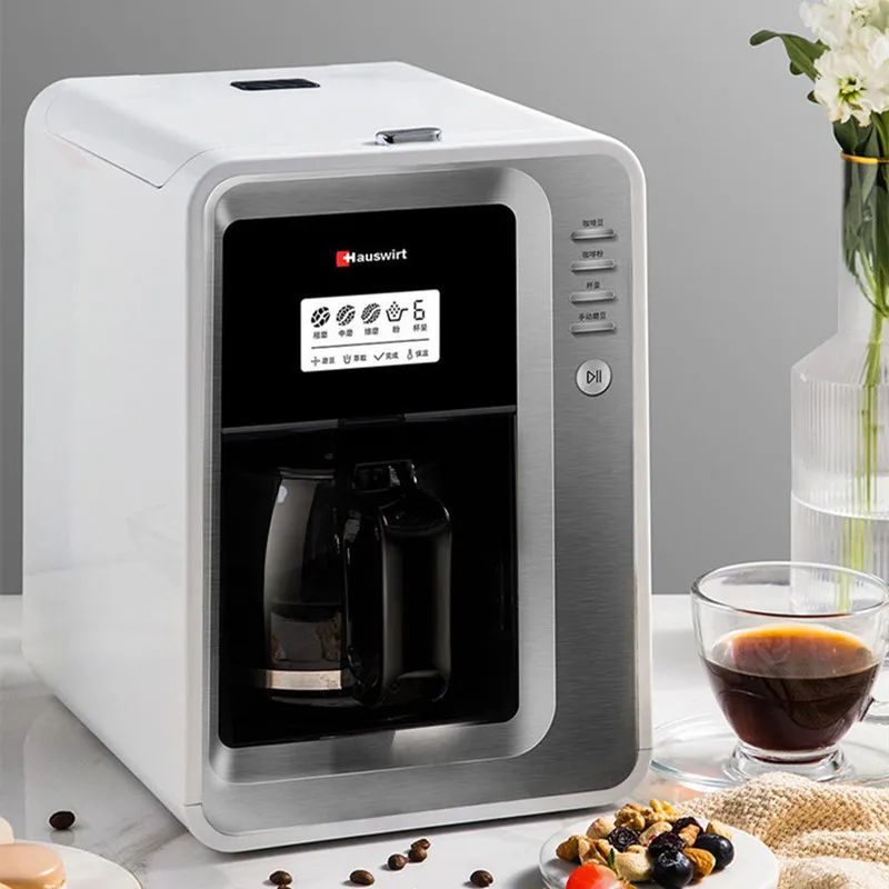 

Coffee machine American household small automatic coffee machine commercial office instant grinding and boiling machine