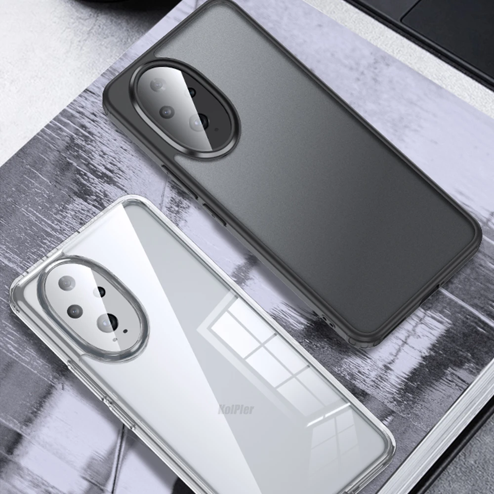 Прозрачный чехол для телефона Huawei HONOR 200 Pro HONOR200 мягкая силиконовая рамка из ТПУ