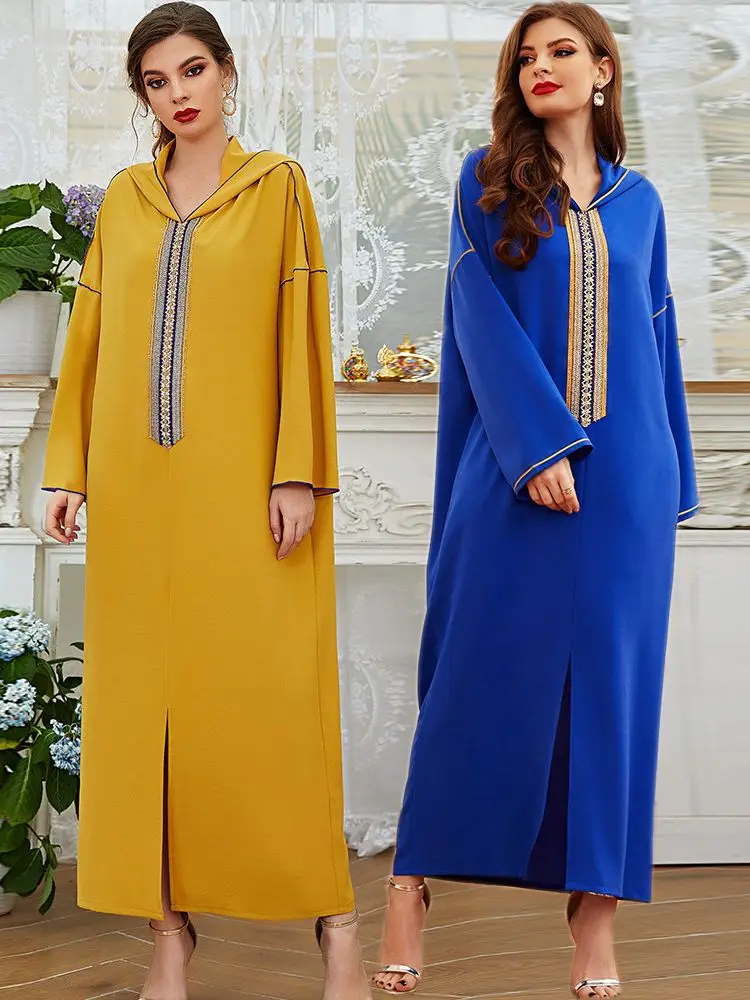 

Ramadan Kaftan Abaya Dubai Saudi Arabia Turkey Islam Muslim Modest Dress Abayas For Women Robe Longue Djellaba Femme Caftan