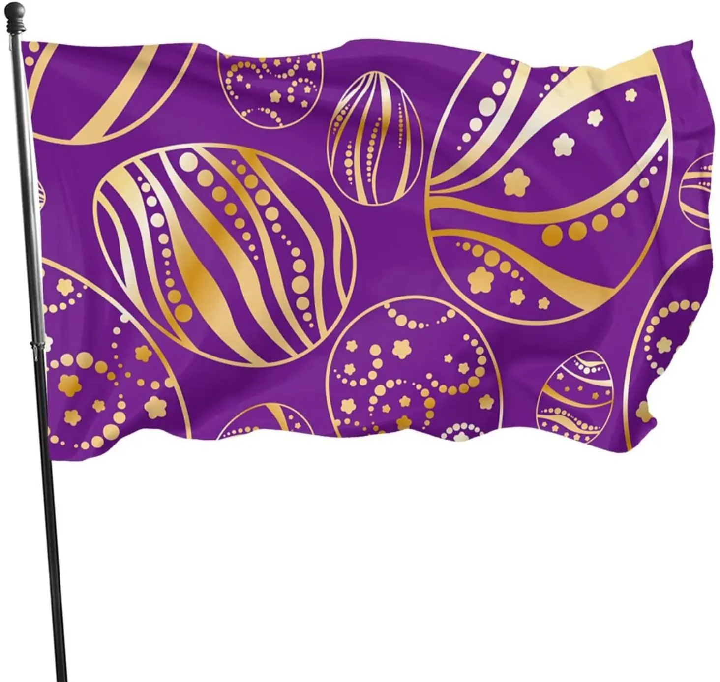 

Easter Egg Flag 3x5 Ft. Banners for Garden Outdoor Wall Decorations , Home House Outdoor Indoor Decor
