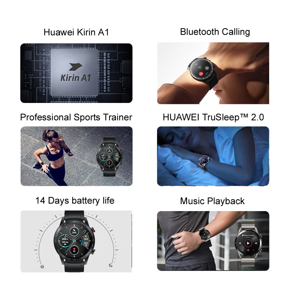 Смарт-часы HONOR Magic Watch 2 с пульсометром и функцией измерения уровня кислорода в