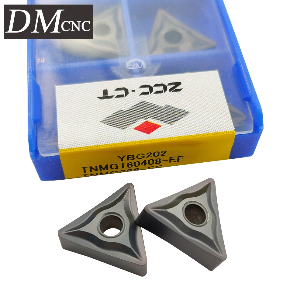 

10pcs TNMG160404-EF YBG202 TNMG160404 EF YBG202 TNMG 160404 Indexable carbide Inserts Turning Tools CNC Cutter Lathe Blade