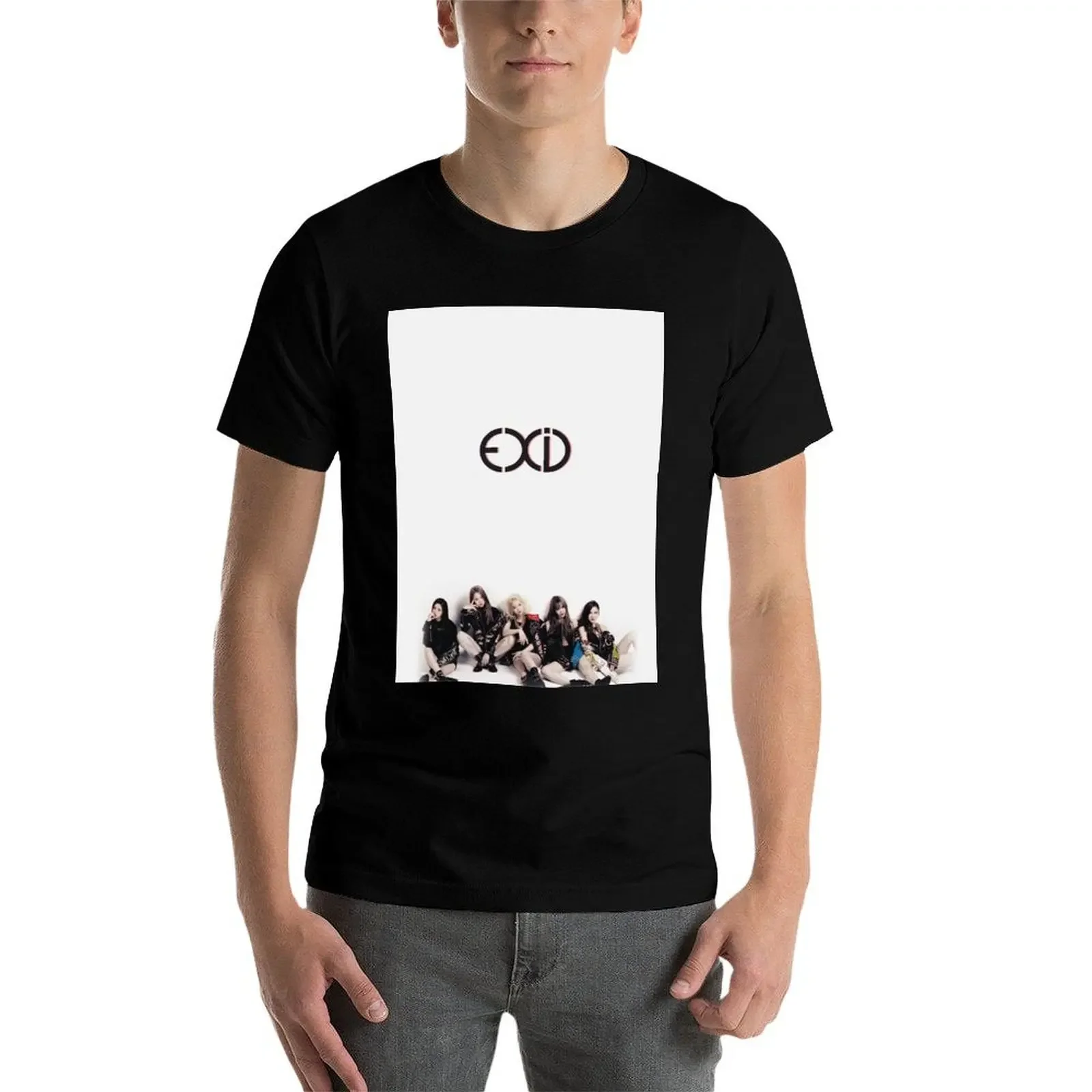 EXID- AH YEAH футболка аниме роскошные мужские футболки пакет