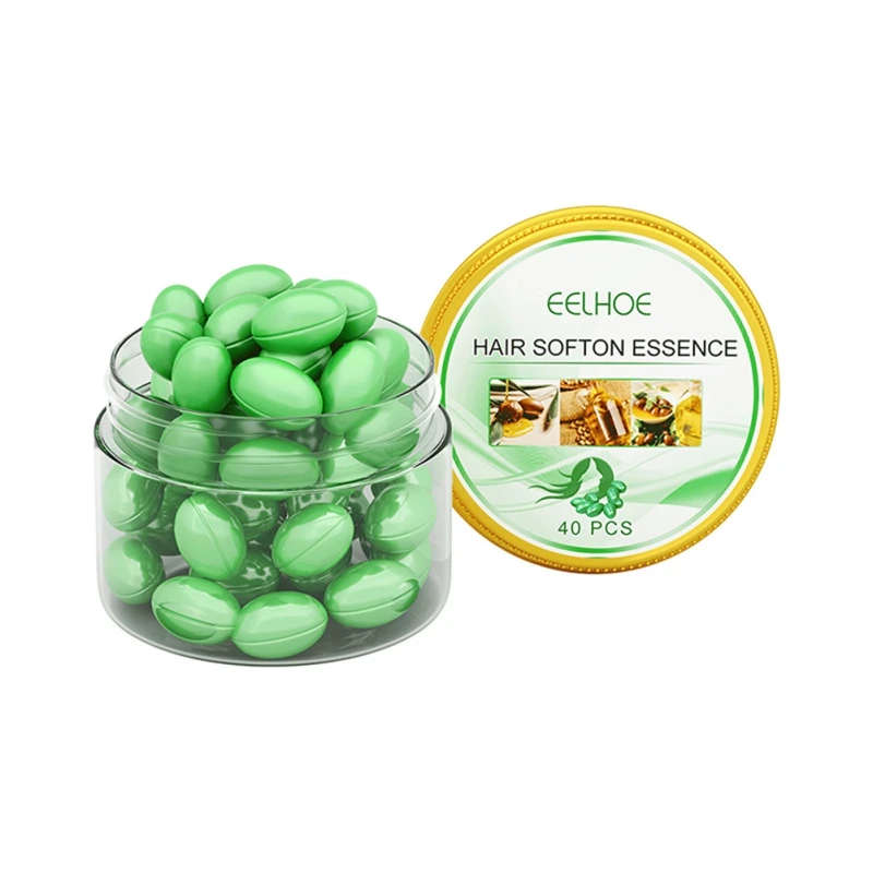 

Hair Essence Capsules Pro Keratin Smooth Silky Complex Oil Hair Essence Hair Vitamin Hair Capsules Essential Oil Loss Hair