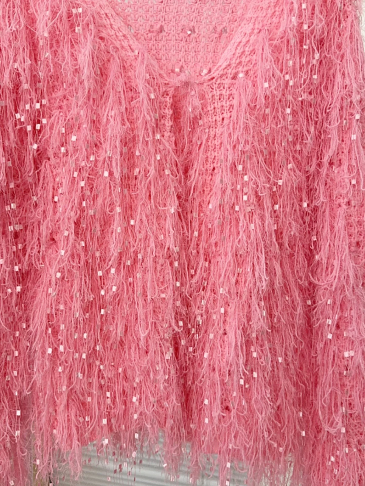 Женский Повседневный вязаный кардиган с кисточками на осень-зиму