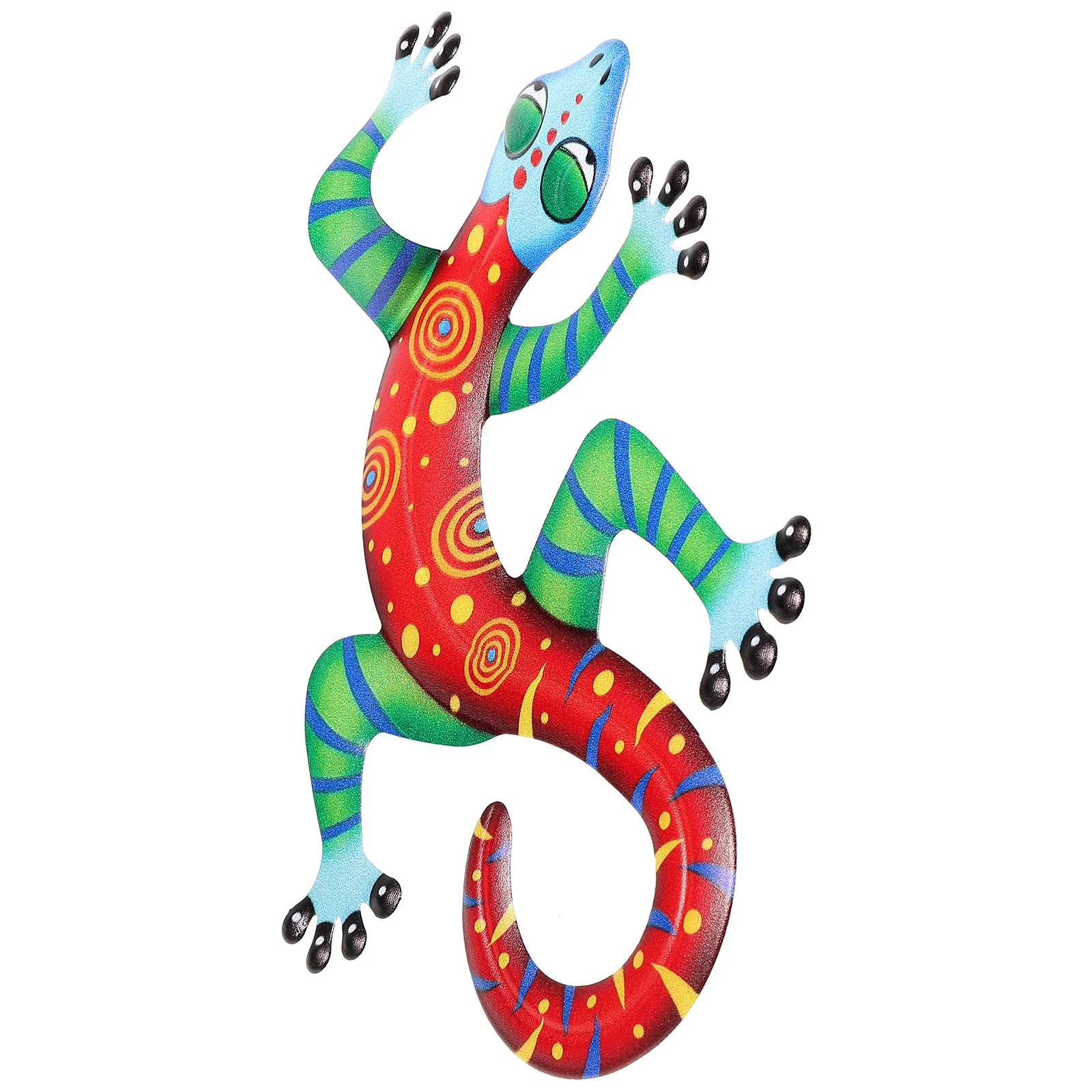 

Toy Set Iron Hanging Pendant Decorate Gecko Craft Ornament Simulation Design Wall Outdoor Statues