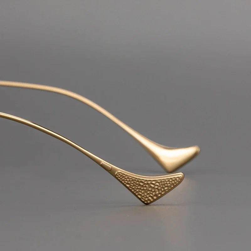 Новые солнцезащитные очки из чистого титана с двойным лучом в стиле ретро для