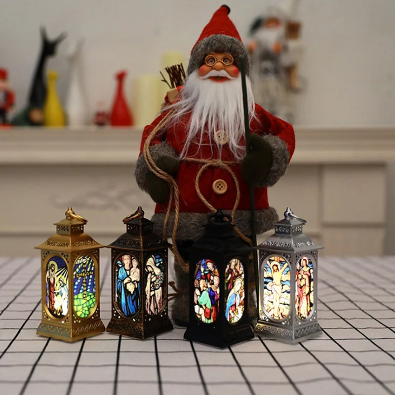 Рождественская Светодиодный лампа для церкви с искусственным маслом | Дом и сад