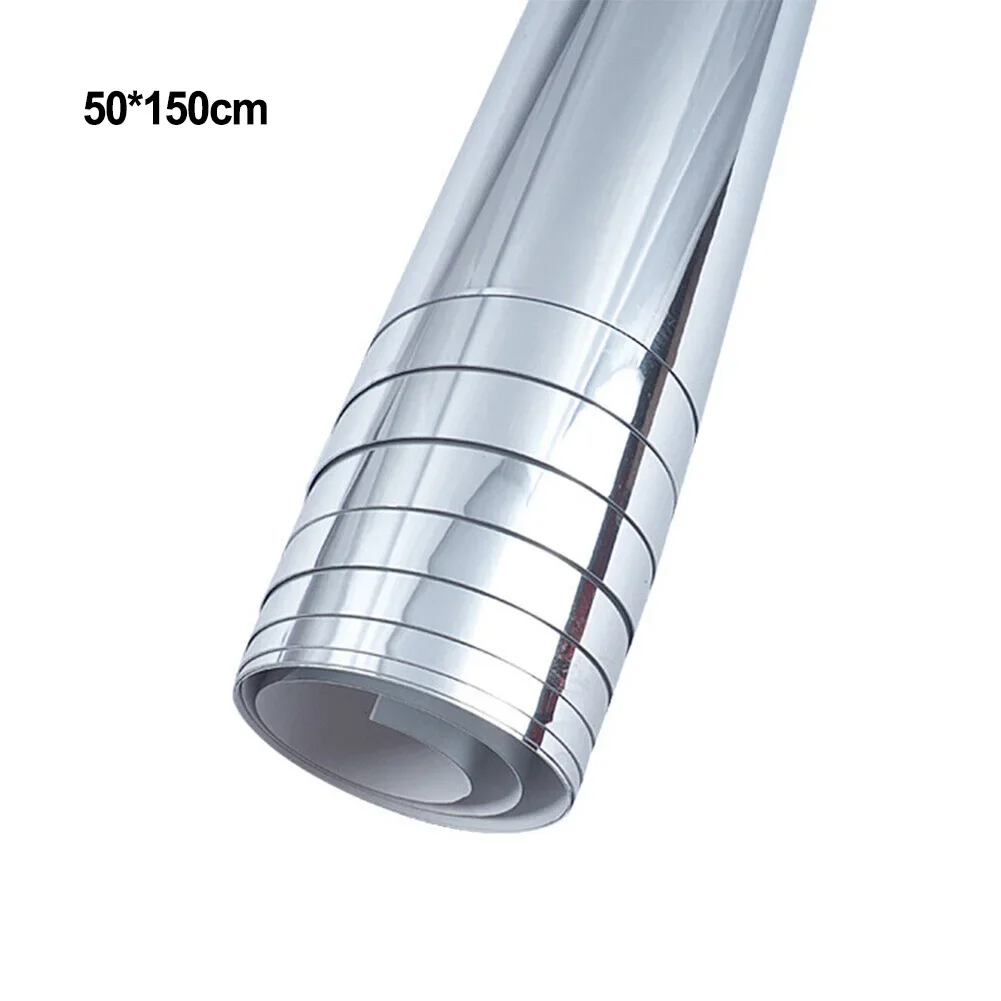 

Зеркальная наклейка на стену 50/100/150 см