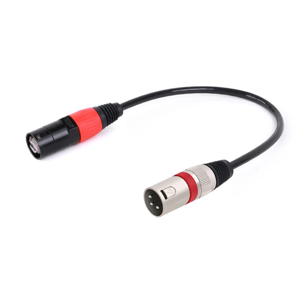 Кабель Ethernet XLR к RJ45 сетевой адаптер с 3-контактным штекером UTP 8P8C CAT5/6