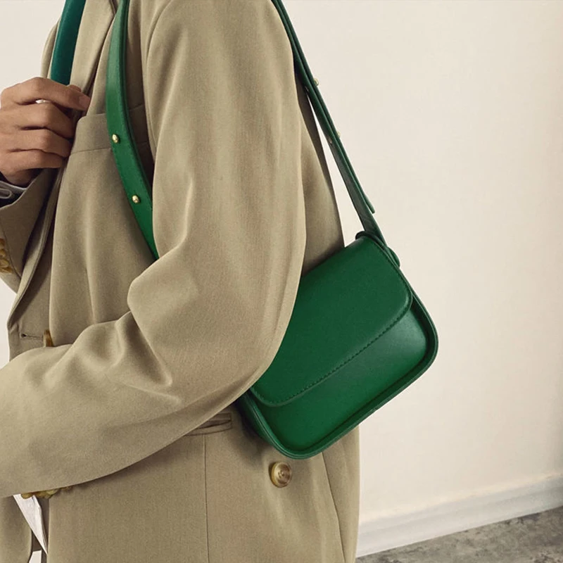 Richme Fashion Bolso Mujer 2023 Trend Korean Style Ladies Mini Crossbody Shoulder Bags Daily Commute Concise Female Saddle