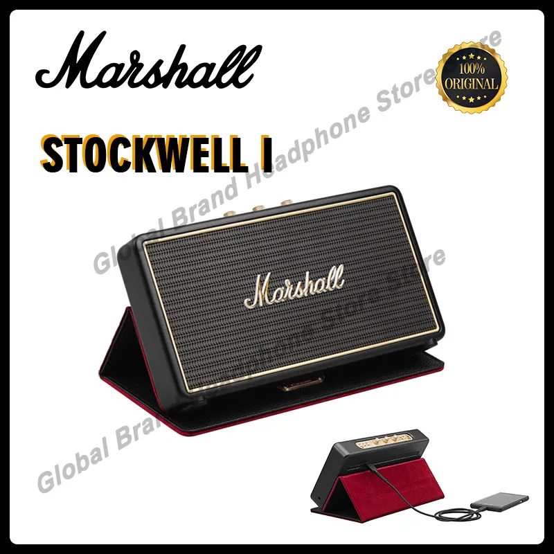 

Original MARSHALL Stockwell I Wireless Bluetooth Speaker Portable Outdoor Waterproof Outdoor Travel Speakers Rock Music Bass