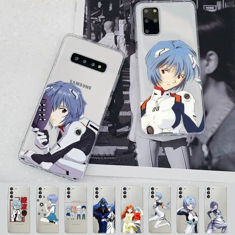 

BANDAI Neon Genesis Evangelion Rei Ayanami Phone Case for Samsung S20 S10 lite S21 plus for Redmi Note8 9pro for Huawei P20