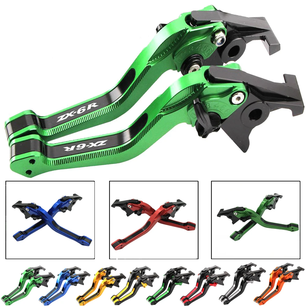 

For KAWASAKI ZX 6R 636 ZX-6R 1990 1991 1992 1993 1994 1995 1996-1999 CNC 3D Motorcycle Accessories Short Brake Clutch Levers