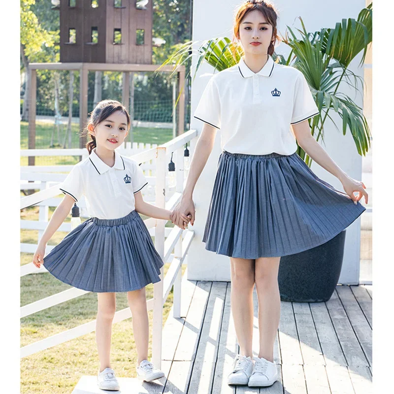 Комплекты семейной одежды костюм брата и сестры подходит к школе одежда для