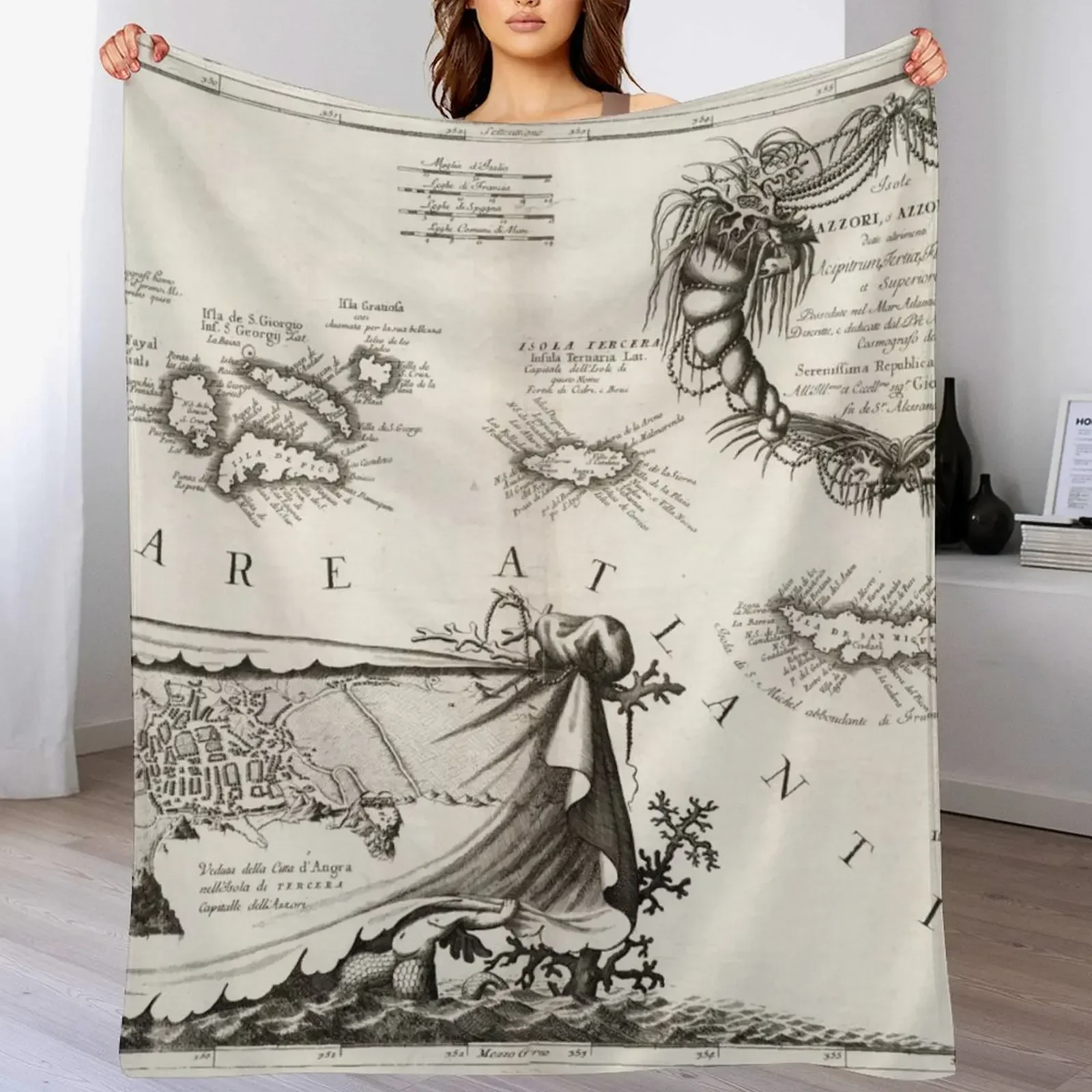 Винтажное одеяло Старые Азорские острова (1690)