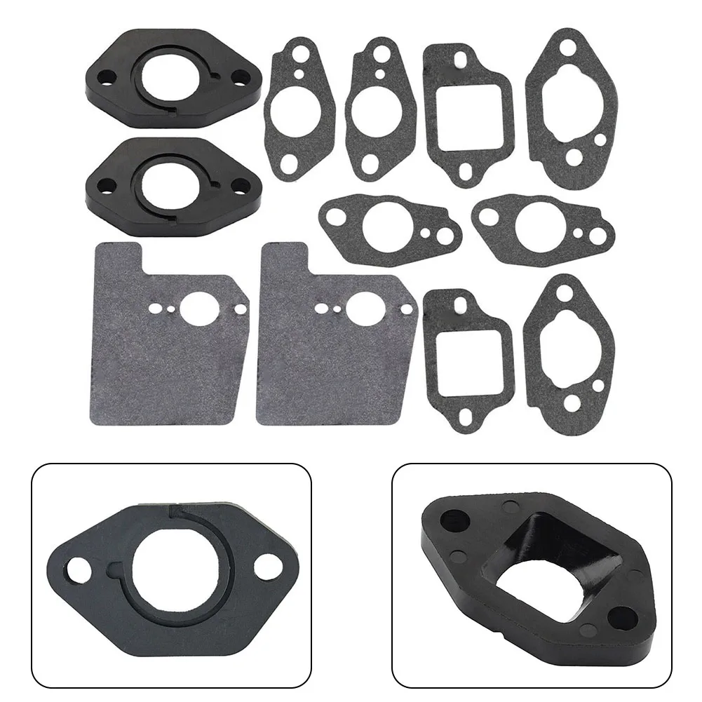 

Brand New Gasket Accessories GCV190 GSV190 Garden Tools Lawn Mowers Outdoor 12 Pcs Carburetor Insulator For Honda