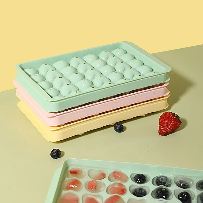 

1Pc 35Holes Heart Chocolates Mold with Lid Candy Jelly Baking Mould Cake Decor Soap Candle Making Set Kitchen Ice Cube Tray