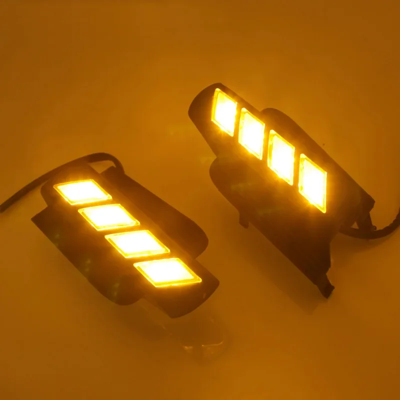 Автомобильные дневные фонари для Toyota Prado 120 FJ120 LC200 2003-2009 противотуманные фары с