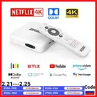 Mecool KM2 Google Сертифицированный Netflix 4K ТВ-приставка Android 10,0 медиаплеер Android 10 A TV BT 2T2R Dual Wifi Dolby аудио Prime видео