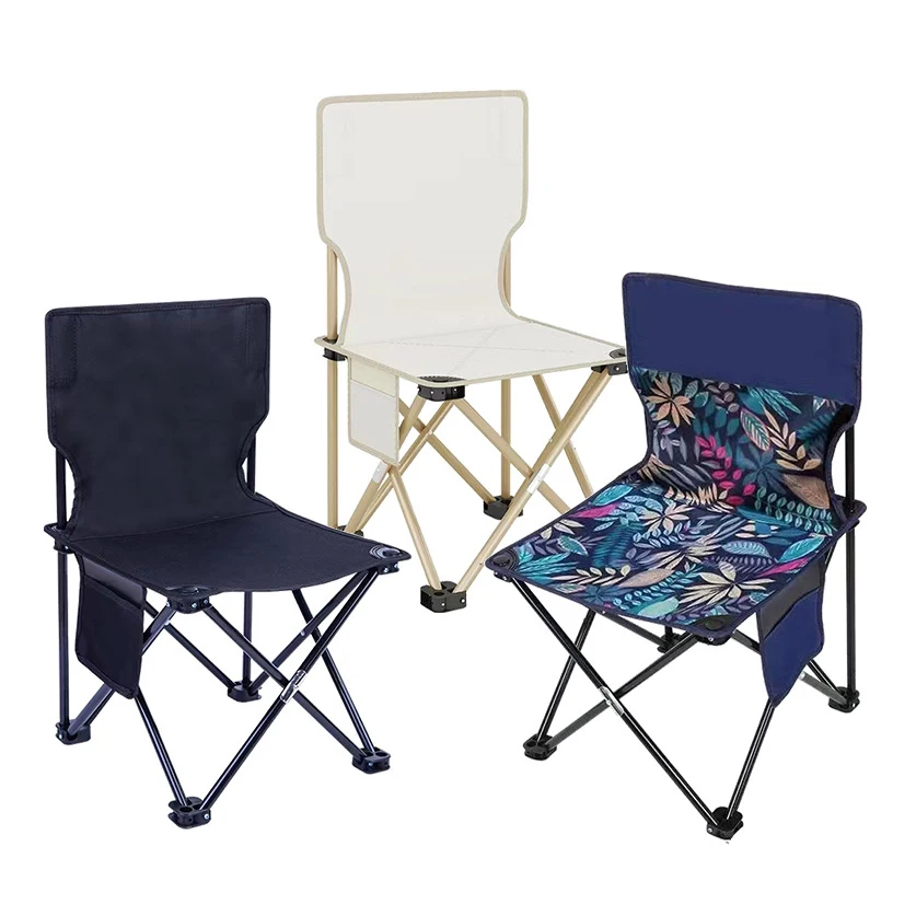 

Detachable Portable Folding Camping Chair Outdoor Moon Chair Collapsible Foot Stool for Hiking Picnic Fishing Beach Chairs