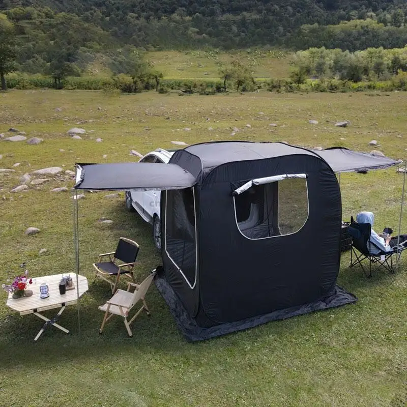 

Outdoor Tent Car Rooftop Truck Rear Tent Camping Hiking Picnic Universal SUV Shade Awning Self-driving Travel Portable Equipment