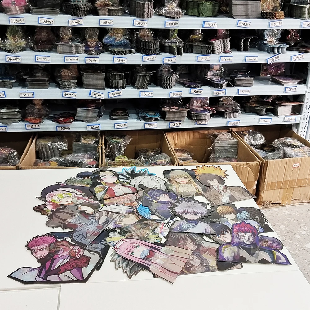 Смешанные Оптовые Аниме наклейки водонепроницаемые для автомобилей ноутбуков