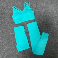 3 pieces women seamless workout clothes gym sports brasport shortsseamless leggings sports wear women gym clothing yoga suit