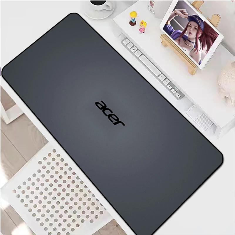 Pc Gaming Accessories Acer Large Mouse Pad Gamer Deskmat Mausepad Non-slip Mat Mousepad Mats Keyboard Cabinet Mause Laptops Pads