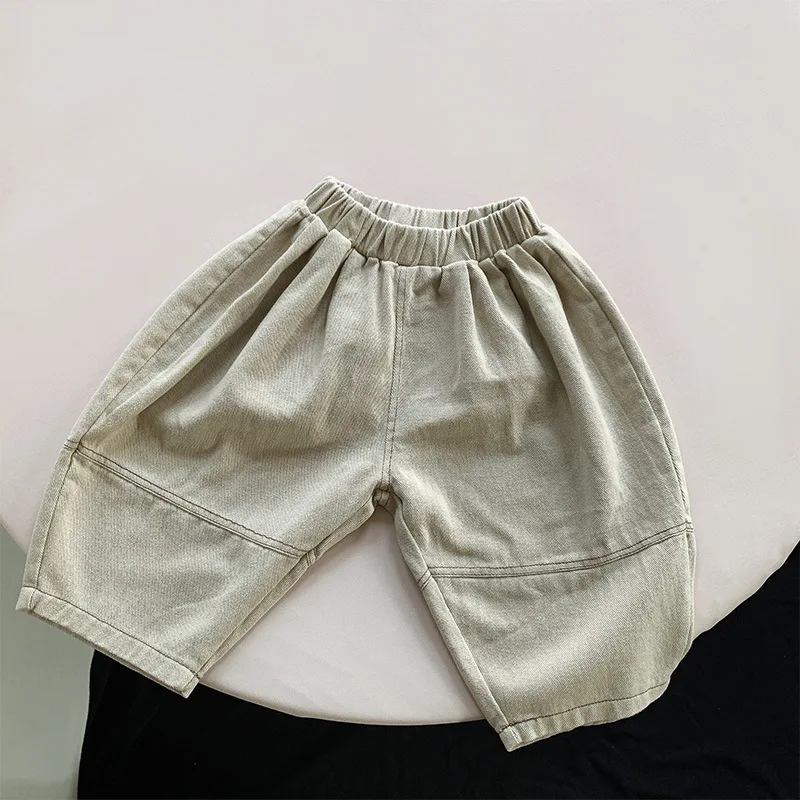 2022 Spring New Children's Harem Pants Loose Kids Wide Leg Pants Fashion Baby Trousers Boys Girls Casual Pants Children Clothes