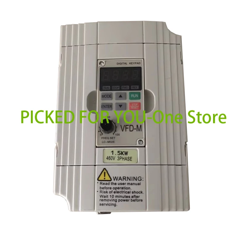 

Новый инвертор VFD015M43B, трехфазный, 380 В, кВт