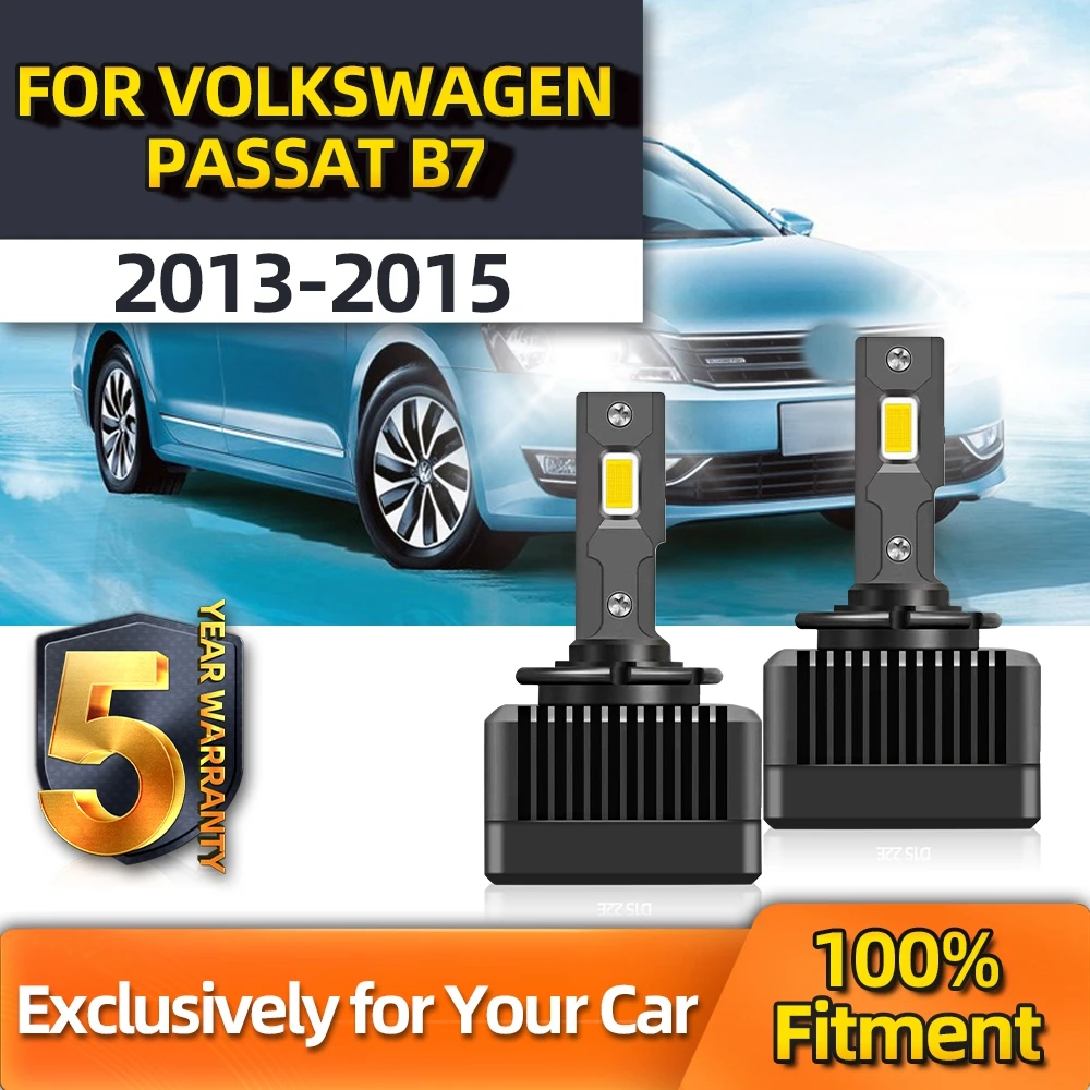 

TEENRAM 110W 30000LM 2-Side CSP D3S LED Headlights 6000K Xenon Lights Plug&Play For Volkswagen Passat B7 2013 2014 2015