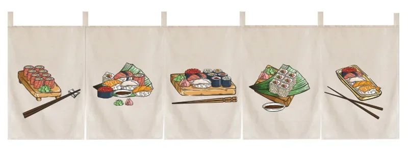 

Горизонтальная штора из полиэстера для кухни