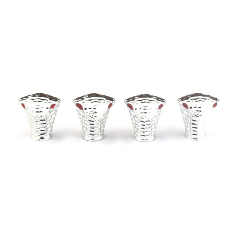 4 шт. шины в форме головы змеи клапаны для шин крышка штока воздушные герметичная