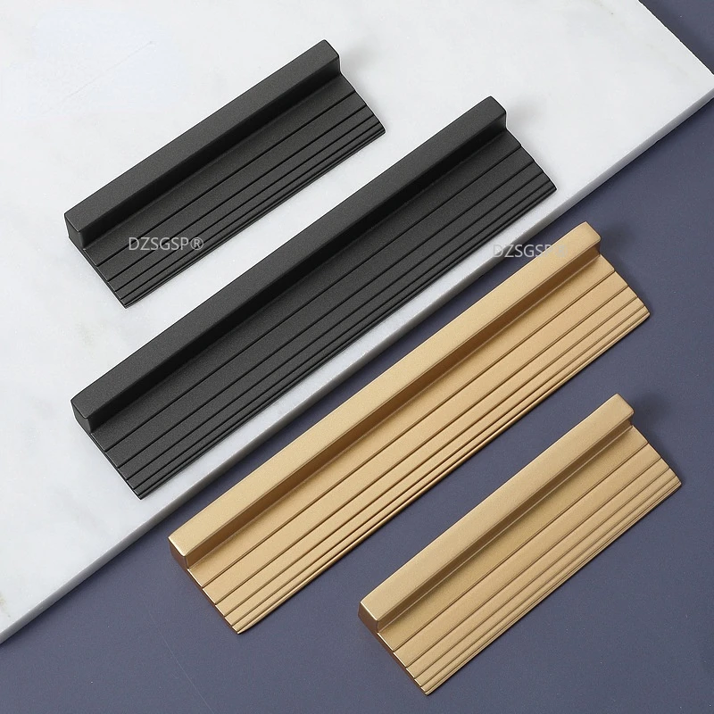 

Cabinet Pulls Handle of Cabinet Kitchen Cupboard Furniture Hardware Modern Simple Gold Gray Wardrobe Door Drawer Handles