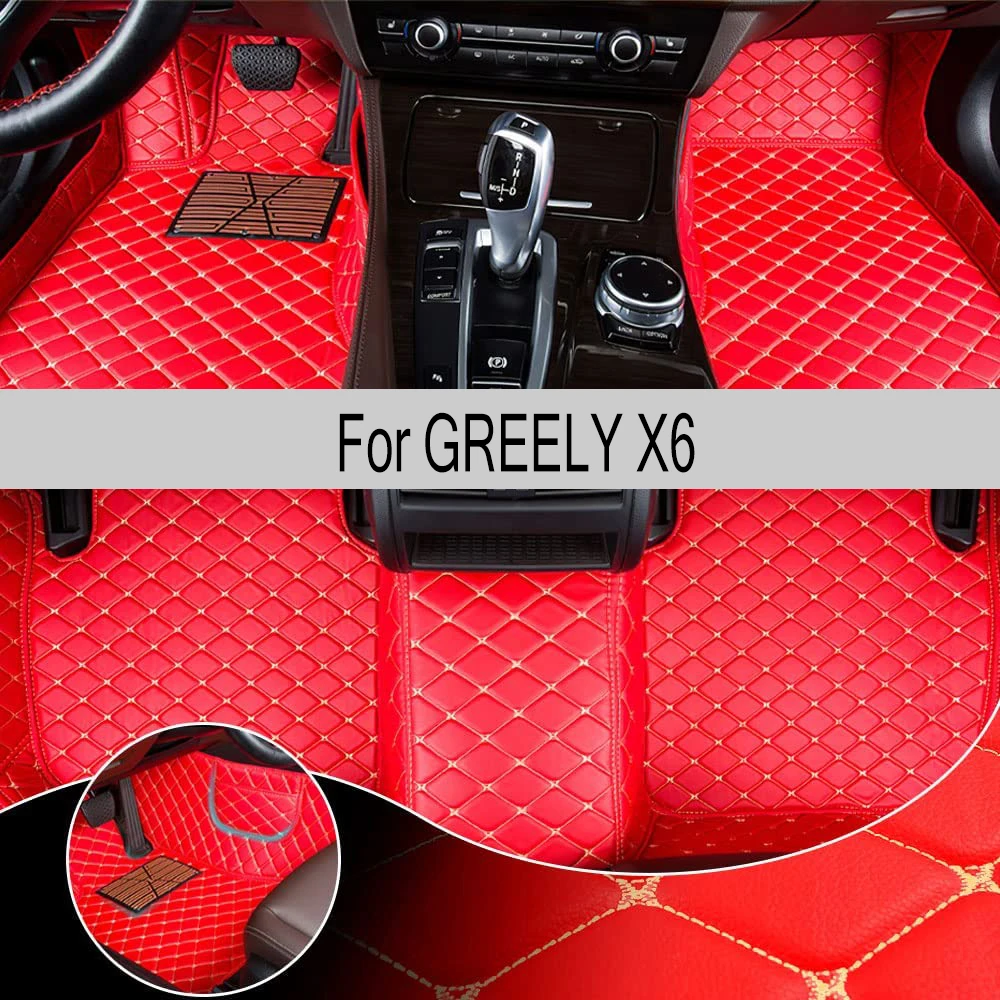 

Автомобильный напольный коврик HUTECRL для GREELY X6, обновленная версия 2018 года, аксессуары для стоп, ковры