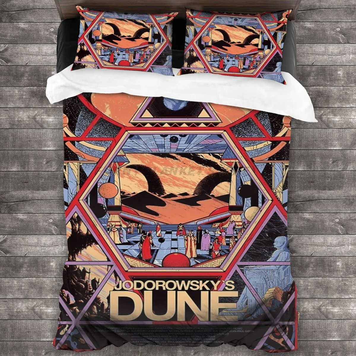 

Fan Art Jodorowskys Dune Bedding Set Duvet Cover Pillowcases Comforter Bedding Sets Bedclothes