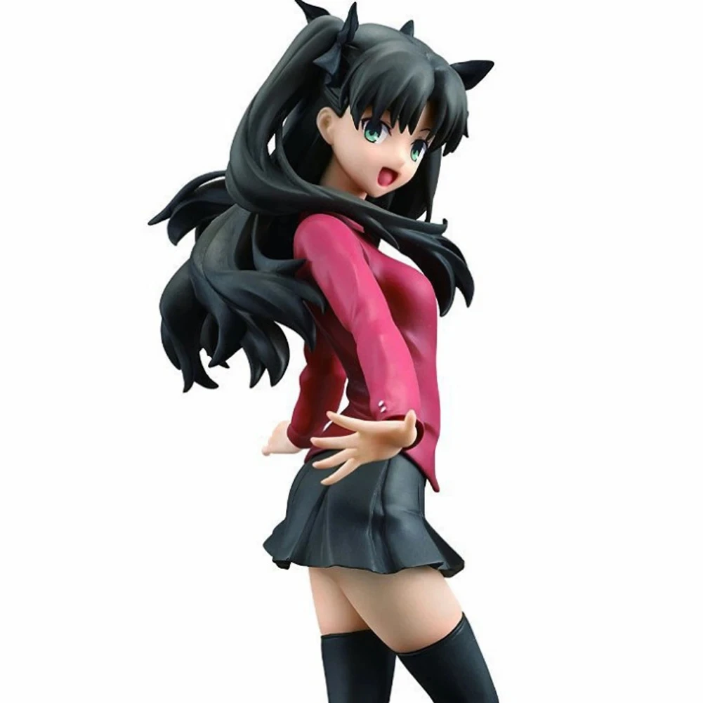 Фото Аниме FATE STAY NIGHT Tohsaka Rin FGO Station Модель Коллекция игрушек 21 СМ Фигурка окрашенная фигурка Rin Doll ПВХ Детские подарки №4