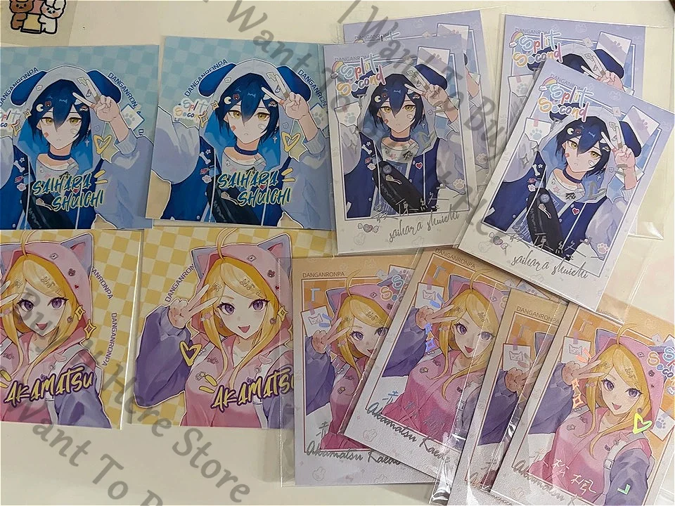 Фото Аниме Danganronpa: значки для косплея, карточки Polaroid, художественные принты с Изурой Камукурой, Наэги Макото, Киригири Кёко, Харукавой Маки, Каэдэ Акамацу №2