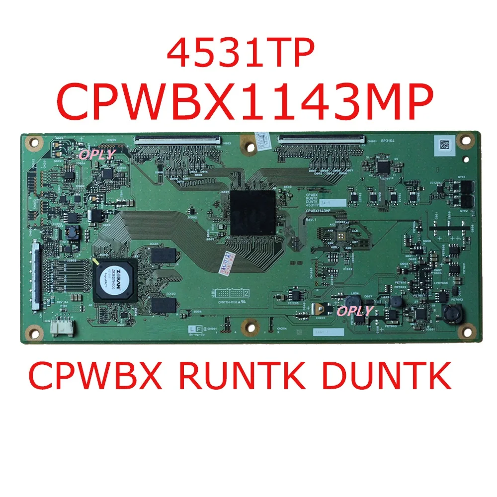 A CPWBX 4531TP CPWBX1143MP RUNTK DUNTK перед T-con с картой, логическая плата, профессиональная испытательная плата RUNTKDUNTK TV T