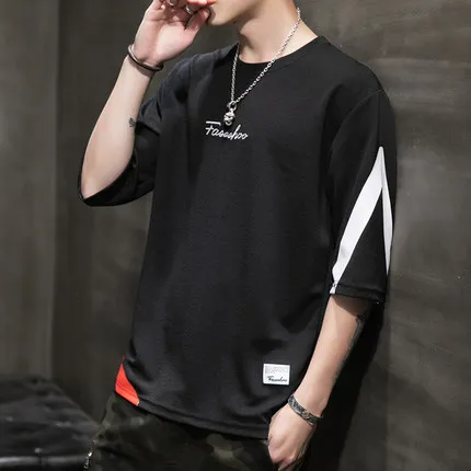 

Men's short sleeve t-shirt fashion casual clothes half sleeve 3255