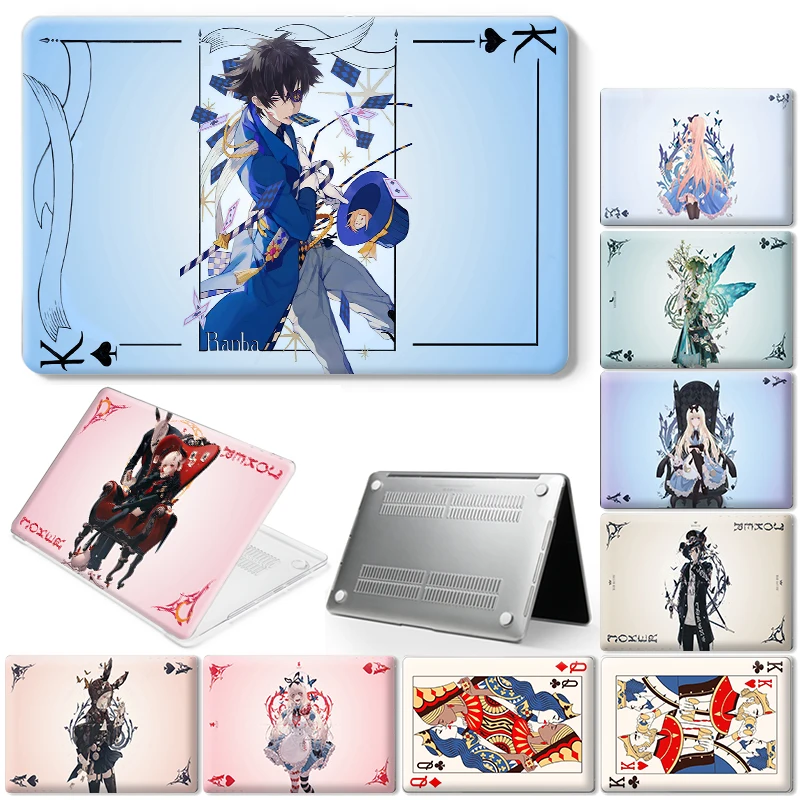 

Чехол для ноутбука Macbook Air 11 2018 2020 13 Touch Bar ID Pro 13 15 16 Retina 15 13 12 дюймов Чехол с аниме лицом покера