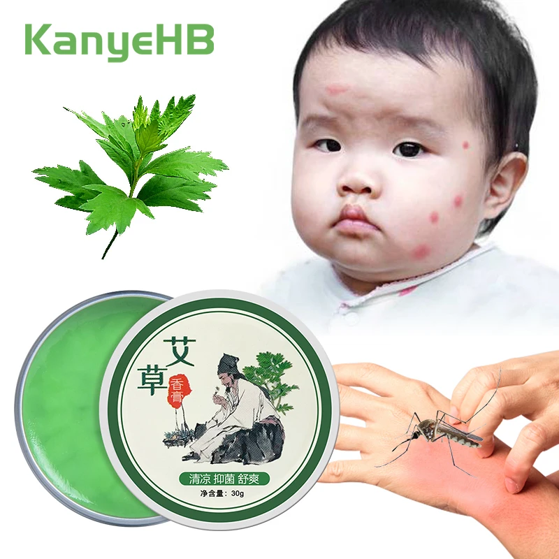 

1Pcs Anti-itch Cream Relief Skin Itch Mosquito Bites Motion Sickness Headache Dizziness Chinese Herb Cream Medical Plaster S085
