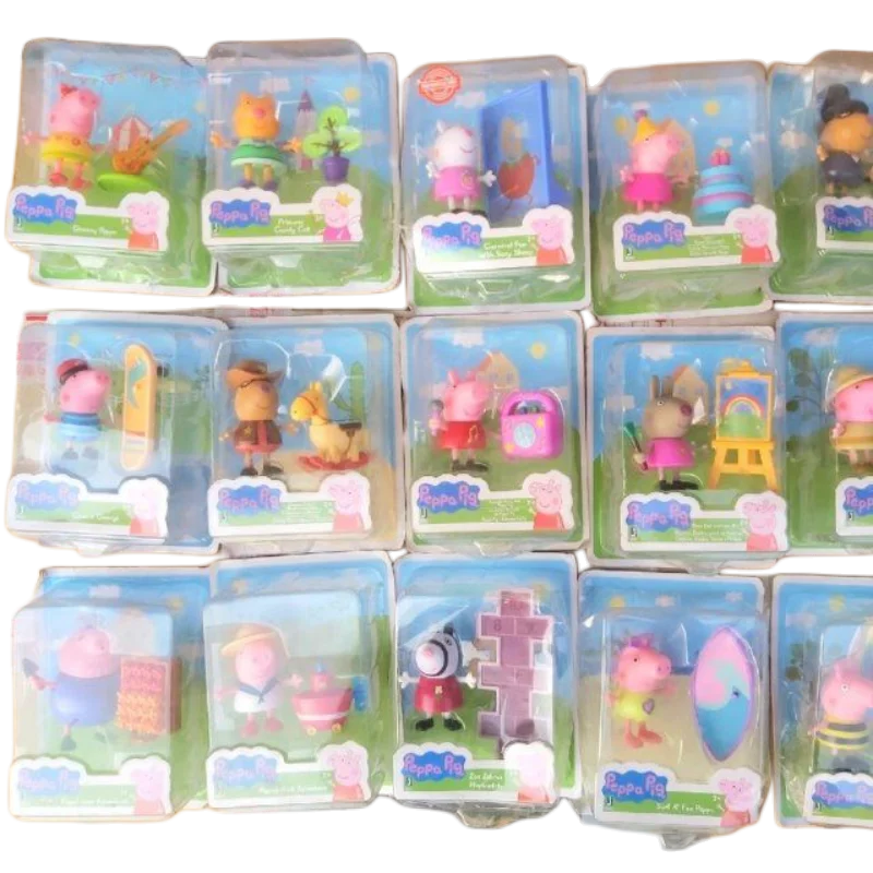 

Peppa Pig series Peppa George animation cartoon peripheral new exquisite dolls dolls children's toys collection set wholesale