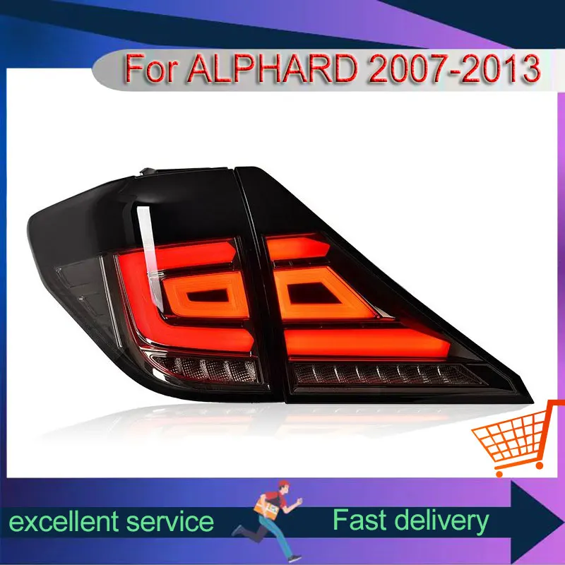 Стайлинг автомобиля для Toyota Elfa 07-14 обновленный задний фонарь в сборе DRL серии 20